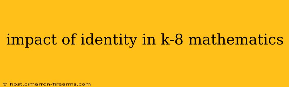 impact of identity in k-8 mathematics