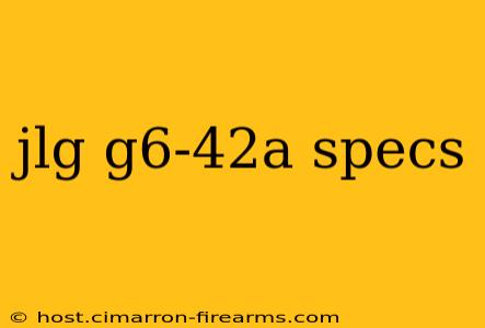 jlg g6-42a specs