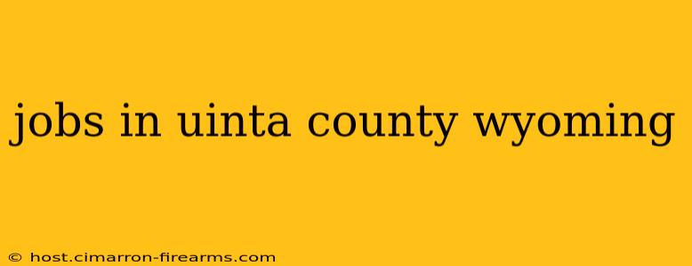 jobs in uinta county wyoming