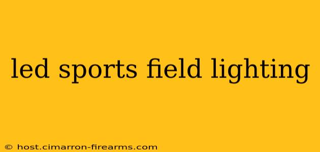 led sports field lighting