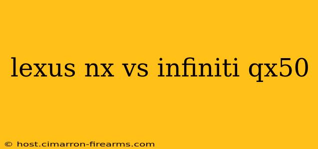 lexus nx vs infiniti qx50