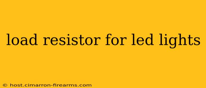 load resistor for led lights