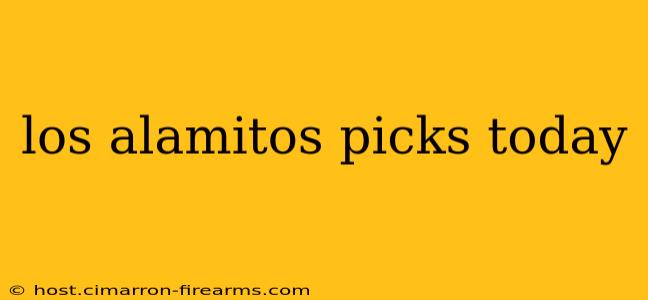 los alamitos picks today