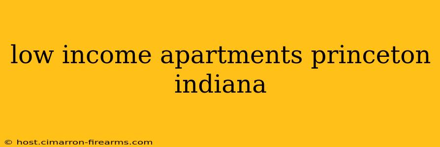 low income apartments princeton indiana