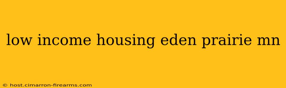 low income housing eden prairie mn