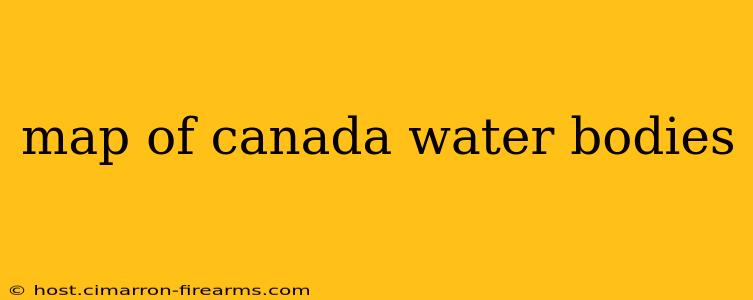 map of canada water bodies