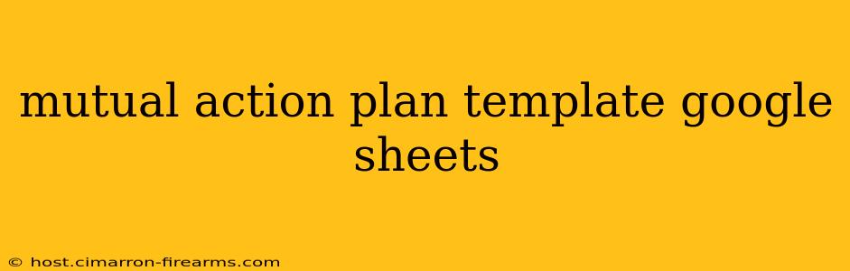 mutual action plan template google sheets