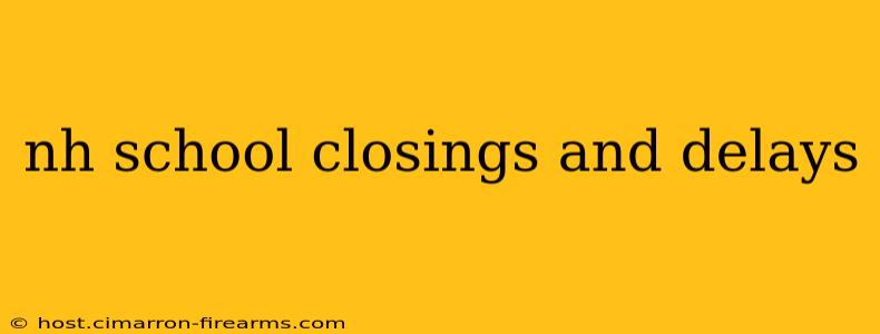 nh school closings and delays