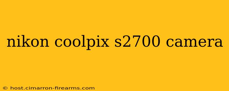 nikon coolpix s2700 camera