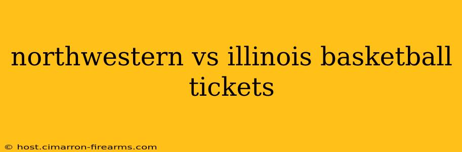 northwestern vs illinois basketball tickets