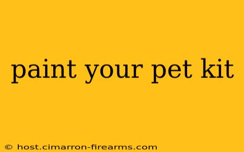 paint your pet kit