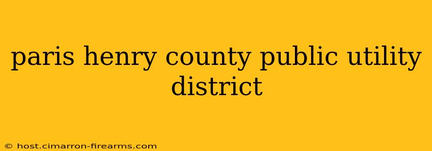 paris henry county public utility district