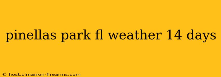 pinellas park fl weather 14 days