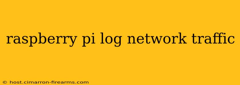 raspberry pi log network traffic