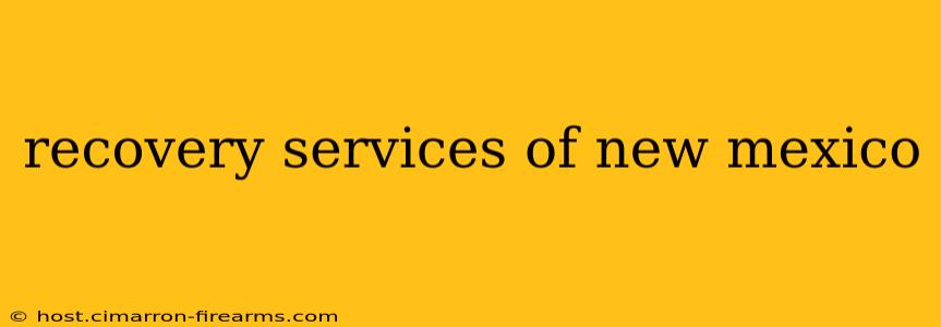 recovery services of new mexico