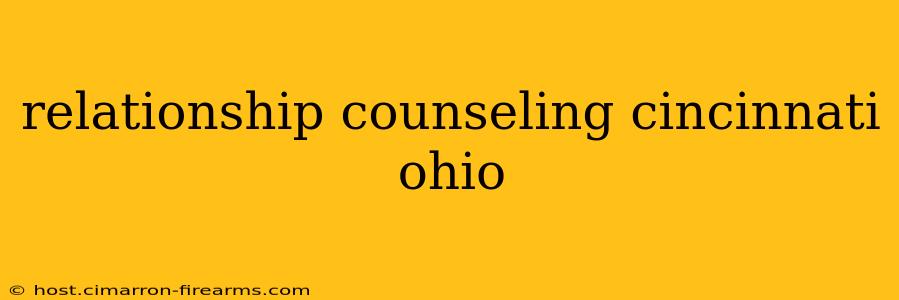 relationship counseling cincinnati ohio