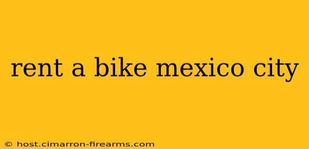 rent a bike mexico city