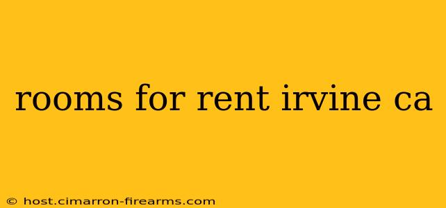 rooms for rent irvine ca