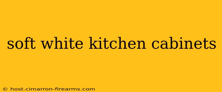 soft white kitchen cabinets