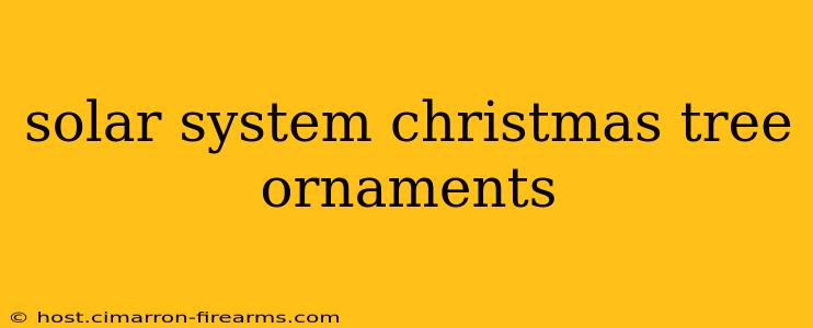 solar system christmas tree ornaments