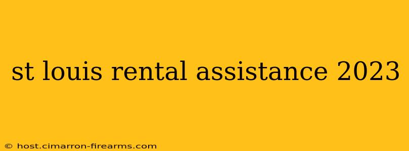 st louis rental assistance 2023