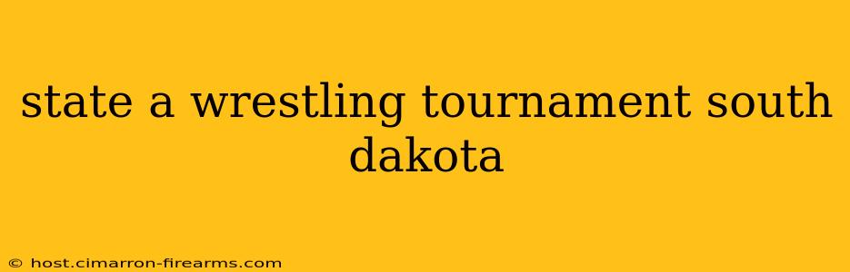 state a wrestling tournament south dakota