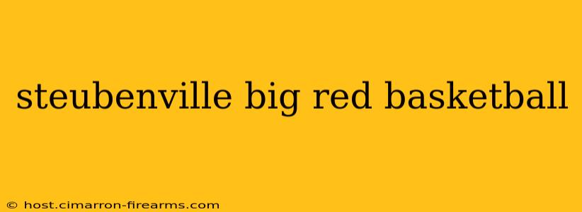 steubenville big red basketball