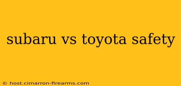 subaru vs toyota safety