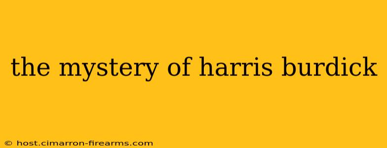 the mystery of harris burdick