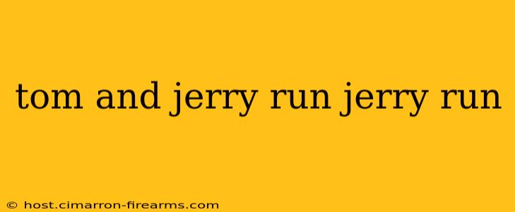 tom and jerry run jerry run