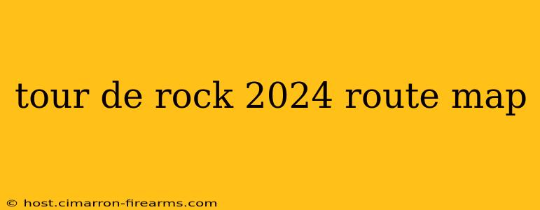 tour de rock 2024 route map