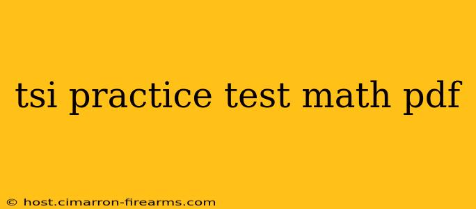 tsi practice test math pdf