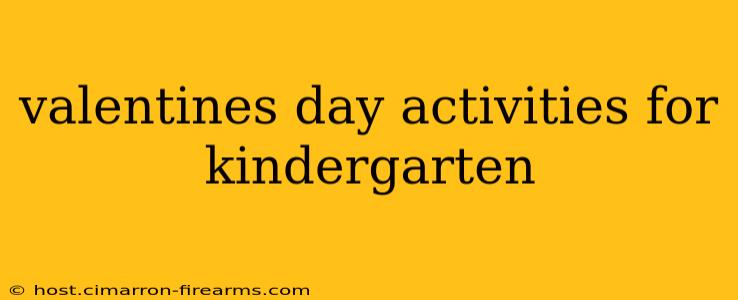 valentines day activities for kindergarten