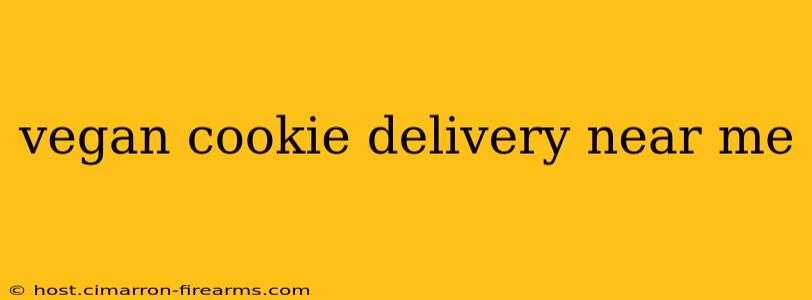 vegan cookie delivery near me