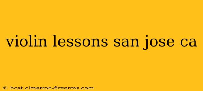 violin lessons san jose ca