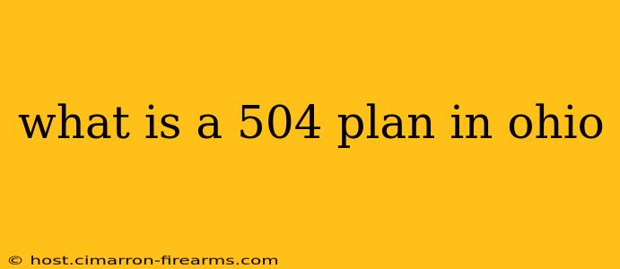 what is a 504 plan in ohio