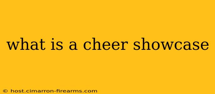 what is a cheer showcase