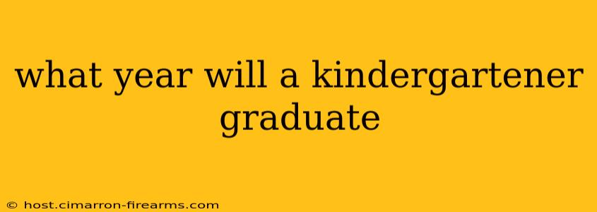 what year will a kindergartener graduate