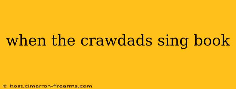 when the crawdads sing book