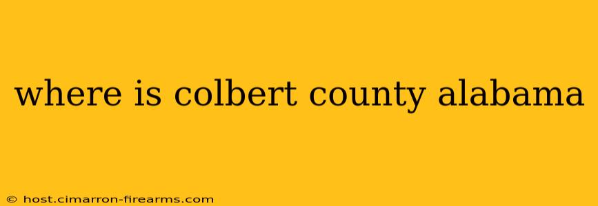 where is colbert county alabama