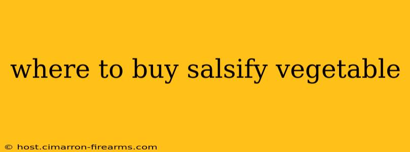 where to buy salsify vegetable