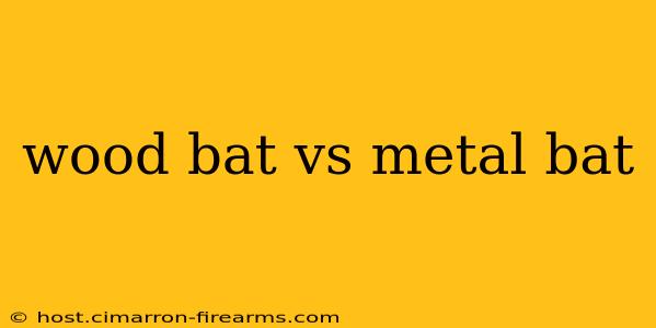 wood bat vs metal bat