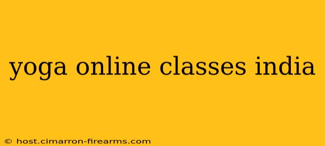 yoga online classes india